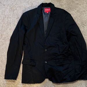 GUESS Men's Sleek Black Blazer